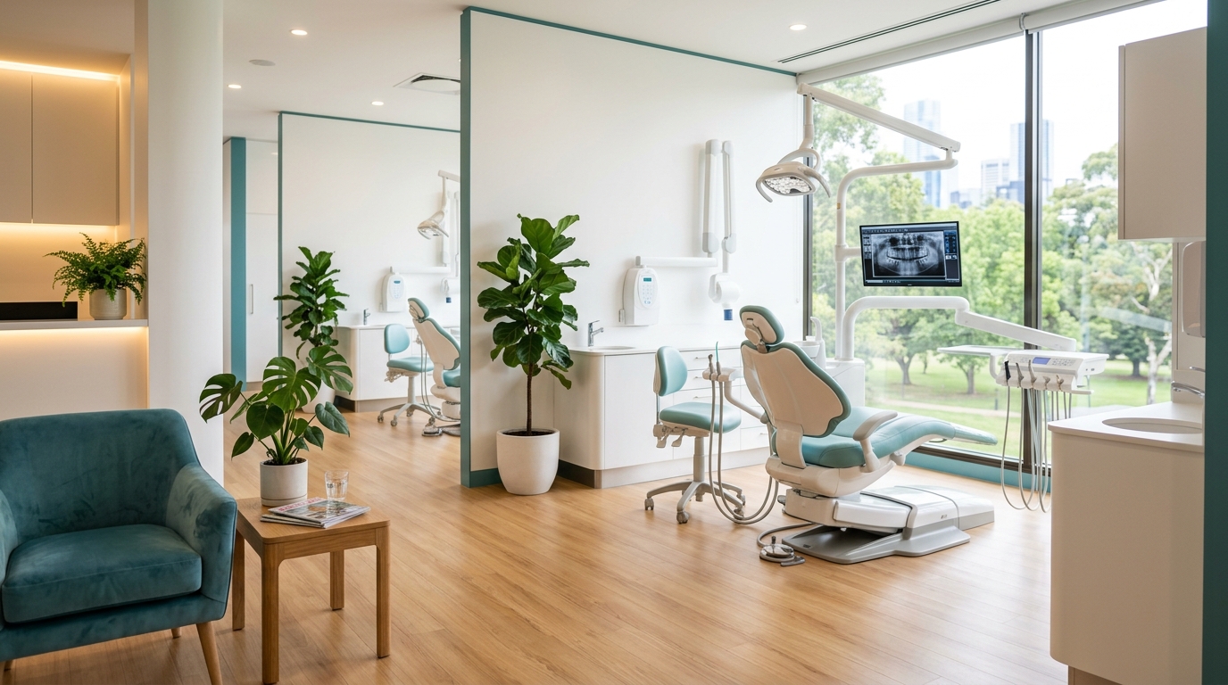 Modern dental clinic interior
